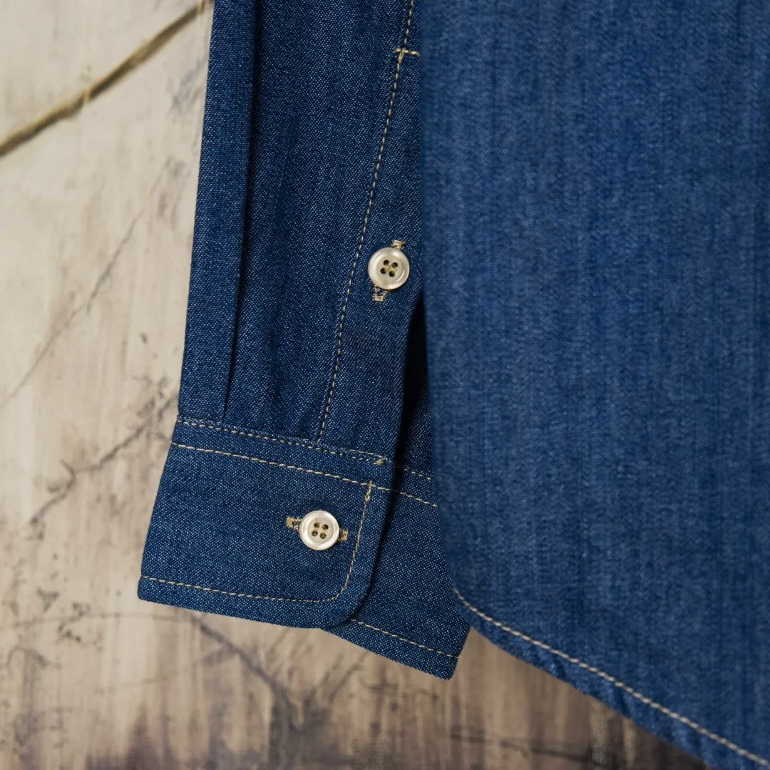 P270 zp version [Exclusive supply] Ralph Lauren/Ralph Lauren classic color small label couple's style washed denim long-sleeved shirt 1️⃣ Made of high-quality denim fabric, the upper body is soft and comfortable, extremely delicate, has a solid, smooth and soft feel, and the fabric does not wrinkle, and the feel is invincible. The details are handled perfectly! 2️⃣Adopting the washing process, the workmanship details are perfectly controlled. They are all hemmed with vest technology, and the insides of the sleeves are also used. Different from the four-needle and five-thread workmanship, the collars are also all designed with interlining, showing high-end fashion and individuality, and the style is fashionable, simple and elegant! 3️⃣It is very youthful and energetic, and can be easily worn by both men and women. It is very in line with the fashion aesthetic concepts of today's young people!  Color: light blue dark blue Size: S M L XL Number: SG10487